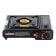 Winco PGS-1K Black Portable Butane Stove with Brass Burner and Carrying Case - 9,500 BTU