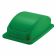 Winco PTCL-23GR Cover for 23 Gallon Green Plastic Slender Trash Can