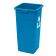 Winco PTCS-23L 23 Gallon Blue Polyethylene Recycling Bin