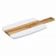 Winco SBMW-157 10-3/4" x 7-1/4" Marble and Wood Serving Board with 4-3/8" Handle