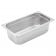 Winco SPJP-304 4" Third Size Solid Anti-Jam Steam Table Pan / Hotel Pan - 23 Gauge