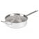 Winco SSET-5 5 Qt. Stainless Steel Saute Pan with Lid and Helper Handle
