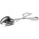 Winco ST-10 Spoon And Fork 10" Long Satin Finish Stainless Steel Scissor-Style Salad Tongs