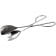 Winco ST-105SF Spatula And Fork 10" Long Mirror Finish Stainless Steel Scissor-Style Salad Tongs