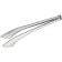 Winco STH-13 Long 13 1/2" Satin Finish 18/8 Stainless Steel Utility Serving Tongs