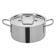 Winco TGSP-12 Stainless Steel 12 Quart Tri-Gen Tri-Ply Induction Ready Stock Pot with Cover
