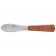 Winco TN713 3 5/8" Stainless Steel Sandwich Spreader with Wood Handle