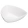 Winco WDM005-203 Elista 9" White Triangular Melamine Bowl