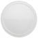 Winco WDP007-101 Mazarri 10" White Narrow Rim Porcelain Platter