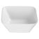 Winco WDP008-103 Laurets Bright White 1 qt. Porcelain Square Bowl