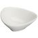 Winco WDP021-102 Mescalore Bright White 3 7/8" Triangular Porcelain Bowl