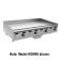 Wolf AGM24_LP Liquid Propane 24" Heavy Duty Gas Countertop Griddle with 2 Burners and Manual Controls - 54,000 BTU