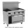 Wolf C48C-2B36G_NAT Natural Gas 48" Challenger XL Series Range with 2 Burners, 36" Right Side Griddle, and Convection Oven - 155,000 BTU