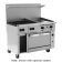 Wolf C48C-4B24G_NAT Natural Gas 48" Challenger XL Series Range with 4 Burners, 24" Right Side Griddle and Convection Oven - 195,000 BTU