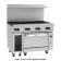 Wolf C48C-8B_NAT Natural Gas 48" Challenger XL Series Range with 8 Burners and Convection Oven - 275,000 BTU