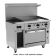Wolf C48S-2B36G_NAT Natural Gas 48" Challenger XL Series Manual Range with 2 Burners, 36" Right Side Griddle, and Standard Oven - 155,000 BTU