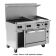 Wolf C48S-4B24G_LP Liquid Propane 48" Challenger XL Series Manual Range with 4 Burners, 24" Right Side Griddle and Standard Oven - 195,000 BTU