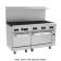 Wolf C60SS-10B_NAT Natural Gas 60" Challenger XL Series Range with 10 Burners and 2 Standard Ovens - 358,000 BTU