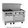 Wolf C60SS-4B36G_NAT Natural Gas 60" Challenger XL Series Manual Range with 4 Burners, 36" Right Side Griddle, and 2 Standard Ovens - 238,000 BTU