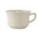 Tuxton YEF-0752 Monterey 7 oz 3 5/8" Diameter American White/Eggshell Embossed Rim China Cup