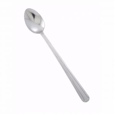 Winco 0001-02 7 7/8" Dominion Flatware Stainless Steel Iced Tea Spoon
