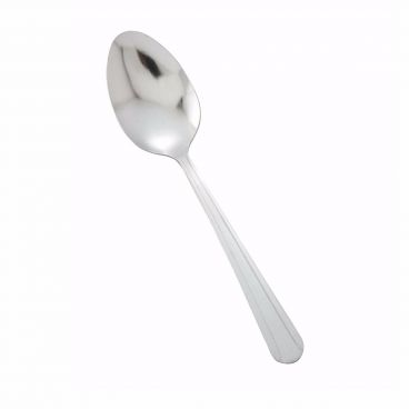 Winco 0001-03 7" Dominion Flatware Stainless Steel Dinner Spoon