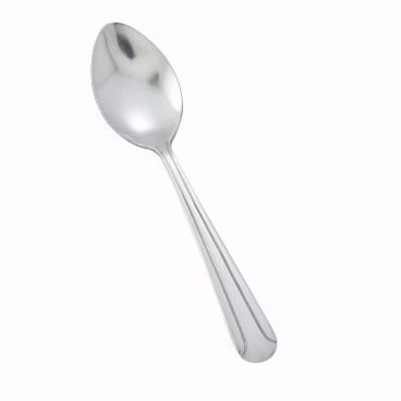 Winco 0001-10 7 5/8" Dominion Flatware Stainless Steel Dinner Tablespoon