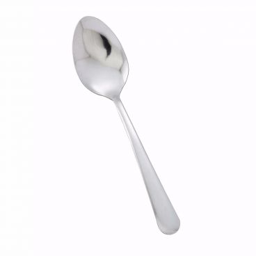 Winco 0002-03 7" Windsor Flatware Stainless Steel Dinner Spoon