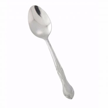 Winco 0004-03 7 1/4" Elegance Flatware Stainless Steel Dinner Spoon