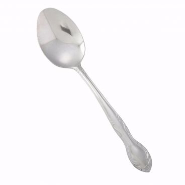 Winco 0004-10 8 3/8" Elegance Flatware Stainless Steel Tablespoon