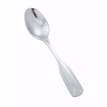 Winco 0006-09 4 5/8" Toulouse Flatware Stainless Steel Demitasse Spoon