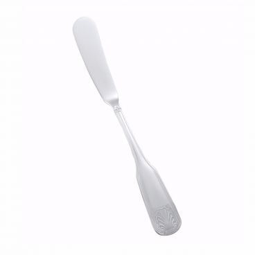 Winco 0006-12 7 1/16" Toulouse Flatware Stainless Steel Butter Spreader