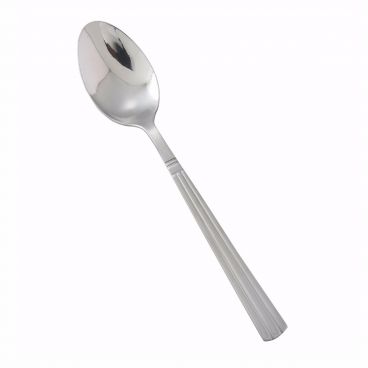 Winco 0007-03 Regency 7 1/8" Flatware Stainless Steel Dinner Spoon