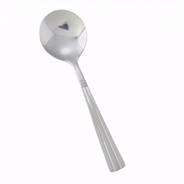 Winco 0007-04 Regency 5 5/8" Flatware Stainless Steel Bouillon Spoon