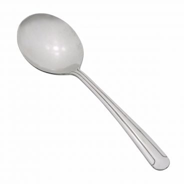 Winco 0014-04 5 7/8" Dominion Flatware Stainless Steel Bouillon Spoon