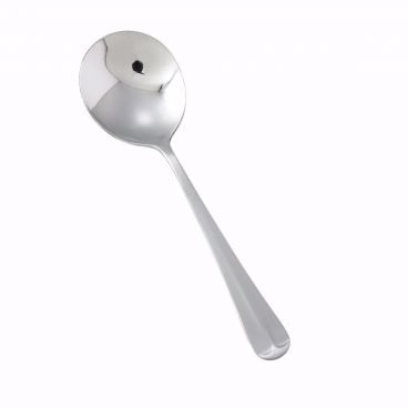 Winco 0015-04 Lafayette 6" Flatware Stainless Steel Bouillon Spoon
