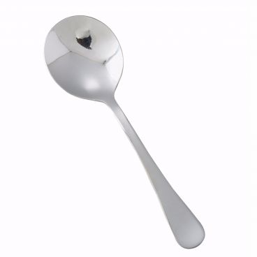 Winco 0026-04 Elite 5 7/8" Flatware Stainless Steel Bouillon Spoon