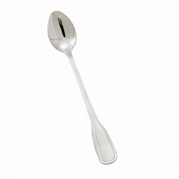 Winco 0033-02 7 1/2" Oxford Flatware Stainless Steel Iced Tea Spoon