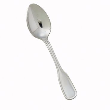 Winco 0033-09 4 1/2" Oxford Flatware Stainless Steel Demitasse Spoon