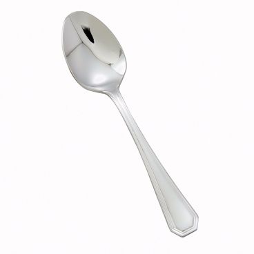 Winco 0035-03 7 3/8" Victoria Flatware Stainless Steel Dinner Spoon