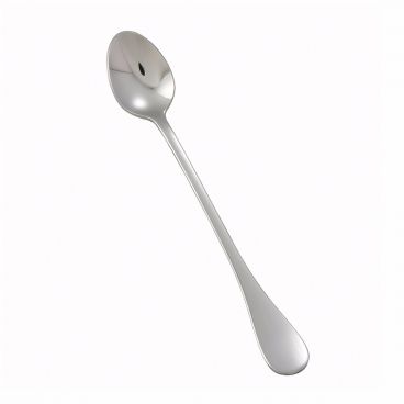 Winco 0037-02 7 1/4" Venice Flatware Stainless Steel Iced Tea Spoon
