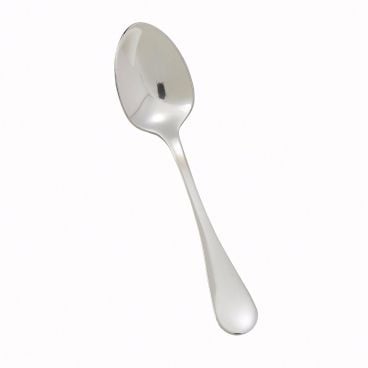 Winco 0037-09 4 1/2" Venice Flatware Stainless Steel Demitasse Spoon