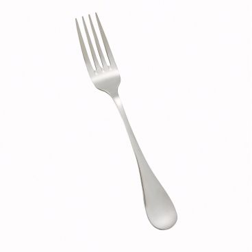 Winco 0037-11 8 3/8" Venice Flatware Stainless Steel European Size Table Fork