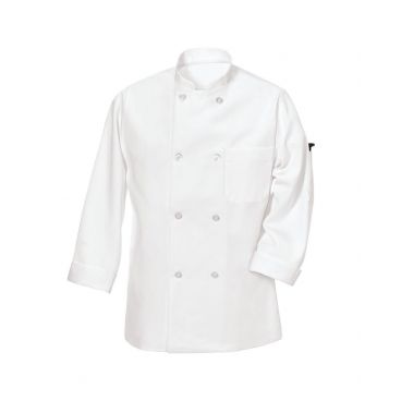 Uncommon Threads 0475-2506 Ladies 10-Button Long Sleeve Napa Chef Coat, White - Double Extra Large