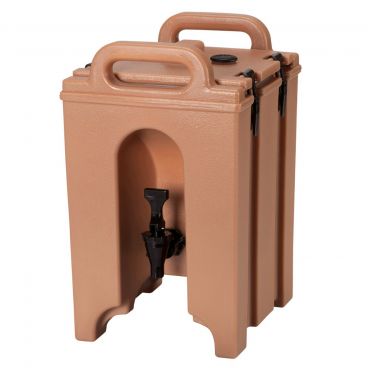 Cambro 100LCD157 Coffee Beige 1.5 Gallon Camtainer Insulated Beverage Dispenser