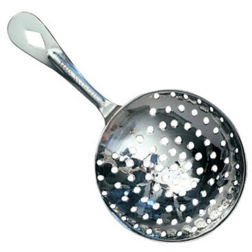 Spill Stop 1018-0 Stainless Steel Julep Strainer