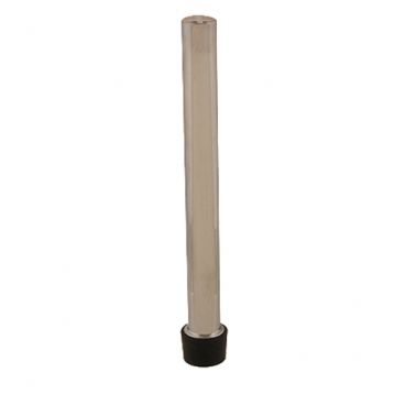 Franklin Machine Products 102-1031 Nickel Plated Brass Overflow Tube for 1" Drain