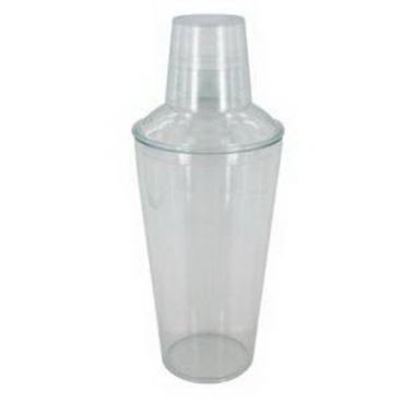 Spill-Stop 103-92 Clear Plastic 28 Oz. 3-Piece Shaker Set