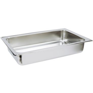 Winco 108A-WP Stainless Steel Water Pan for 8 Qt. 108A Vintage Chafer