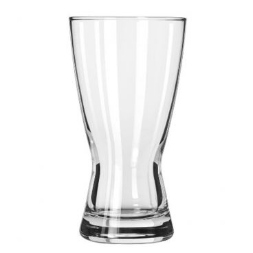 Libbey 1181HT 12 oz. Heat Treated Hourglass Pilsner Glass with Safedge Rim